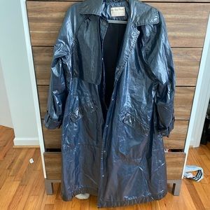 Free People long rain jacket